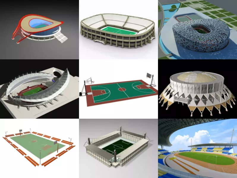 Top 9 Sports Venues 3D Models Resources Latest 2022