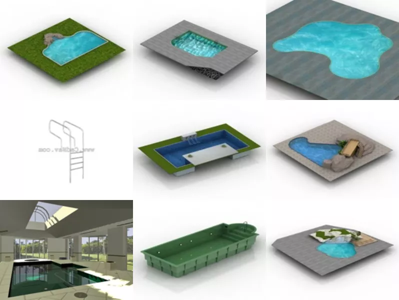 Top 9 Swimming Pool 3D Models Stuff Newest 2022