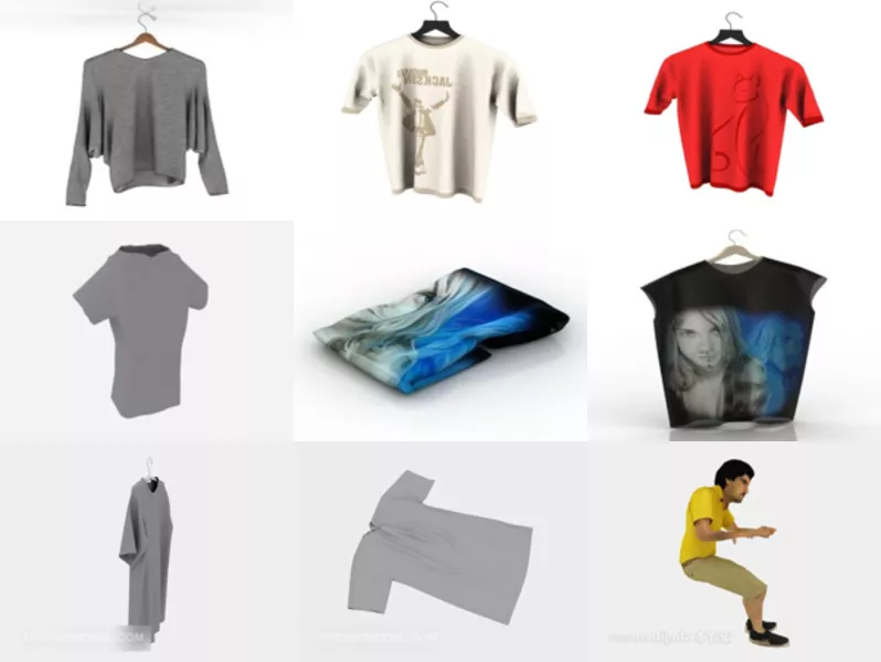 Top 9 T Shirt 3D Models Stuff Latest 2022