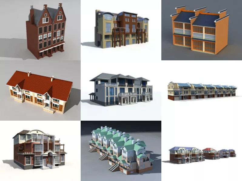 Top 9 Terraced 3D Models Most Recent 2022