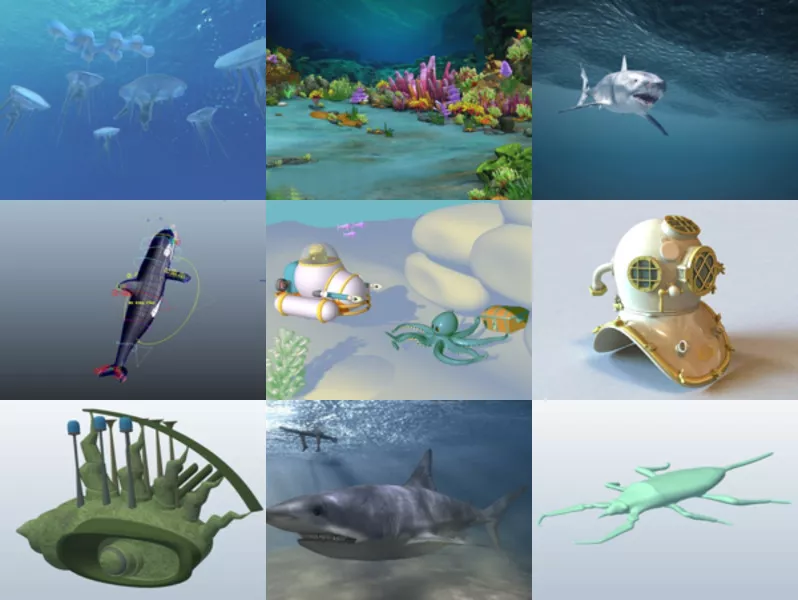 Top 9 Underwater 3D Models Resources Latest 2022