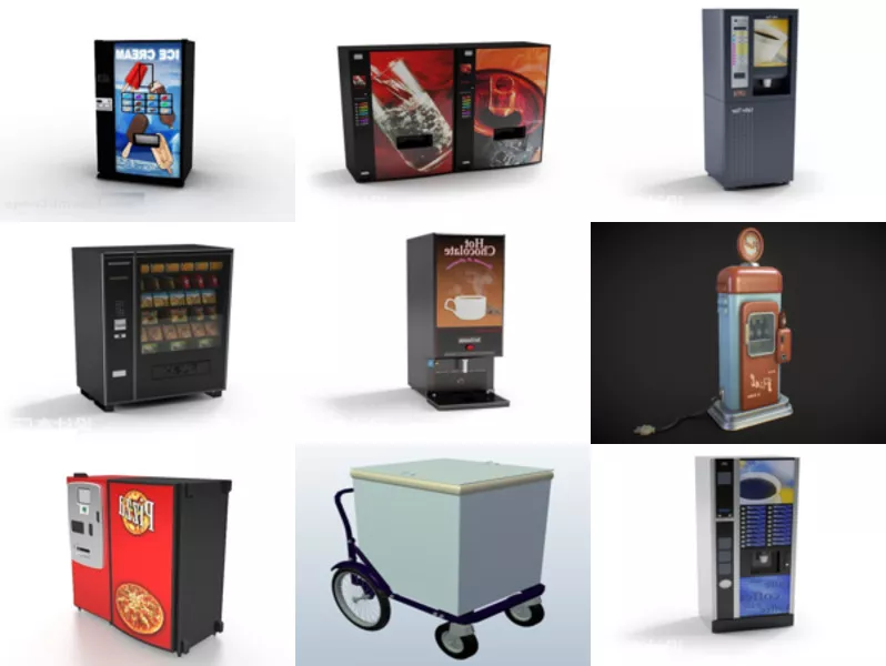 Top 9 Vending 3D Models for Free Most Recent 2022