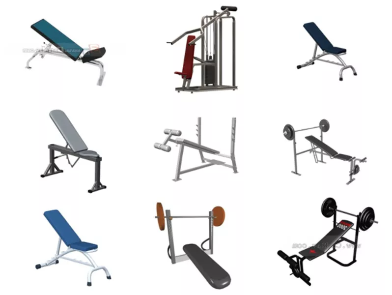 Top 9 Weight Bench 3D Models for Rendering Latest 2022