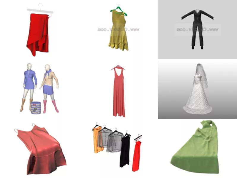 Top 9 Womens Dress 3D Models Stuff Latest 2022