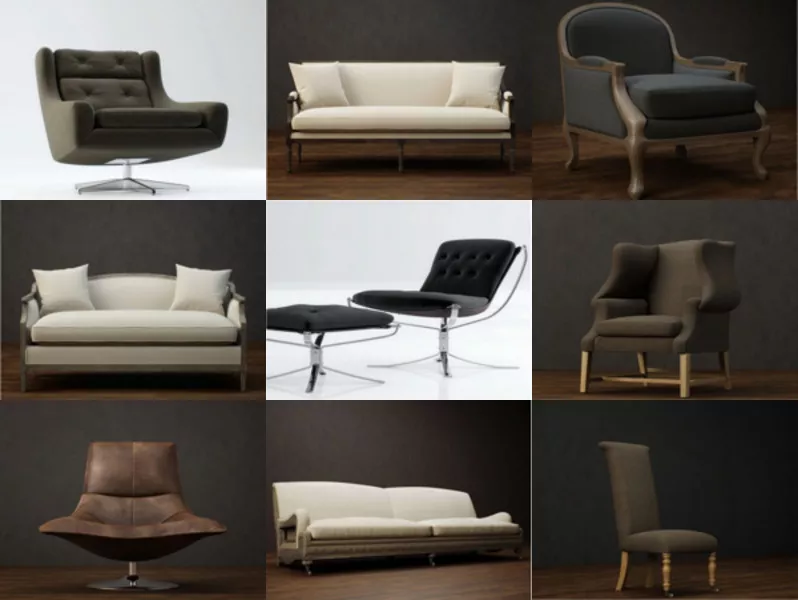 Top 10 Free 3D Sitting Furniture Models Latest 2022