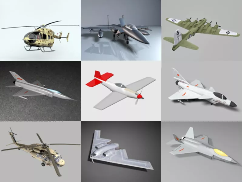 Top 11 Free 3D Military Aircraft Models Stuff Newest 2022