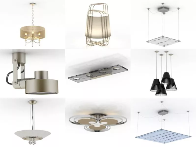 Top 12 Free 3D Ceiling Lamp Models Latest 2022