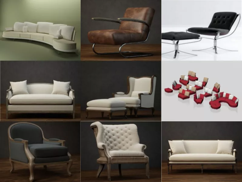 Top 12 Free 3D Sitting Furniture Models for Rendering Latest 2022