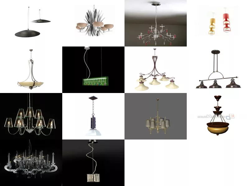 Top 14 Free 3D Hanging Lamp Models Latest 2022