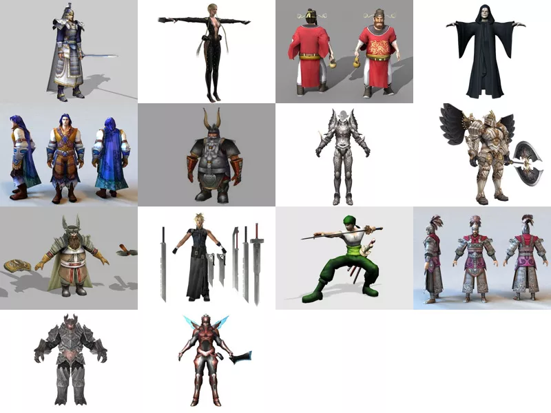 Top 14 Free 3D Male Characters Models Stuff Most Recent 2022
