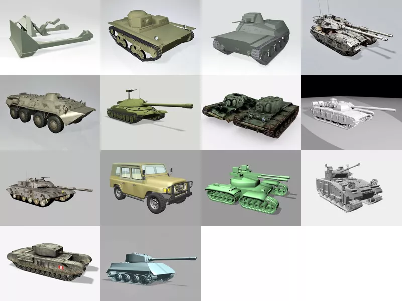 Top 14 Free 3D Military Vehicle Models Most Recent 2022