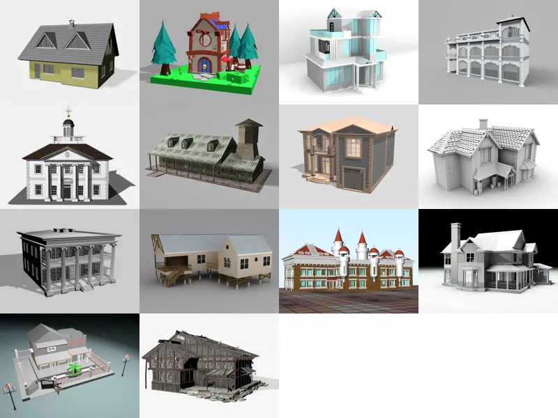 Top 14 Free 3D Residential Building Models Latest 2022