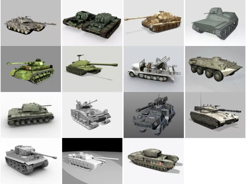 Top 15 Free 3D Armored Vehicle Models Latest 2022