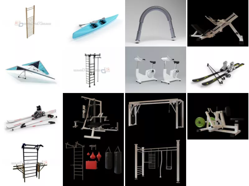 Top 15 Free 3D Exercise Equipment Models Stuff Newest 2022