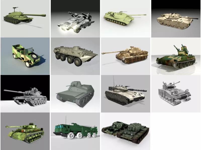 Top 15 Free 3D Military Vehicle Models Newest 2022