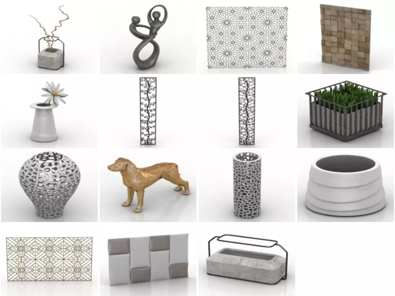 Top 15 Free 3D Picturesque Element Models for Design Newest 2022