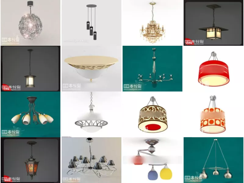 Top 16 Free 3D Pendant Lamp Models Most Recent 2022