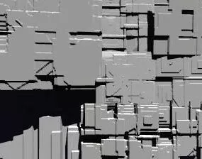 Space Panel Set 3d model
