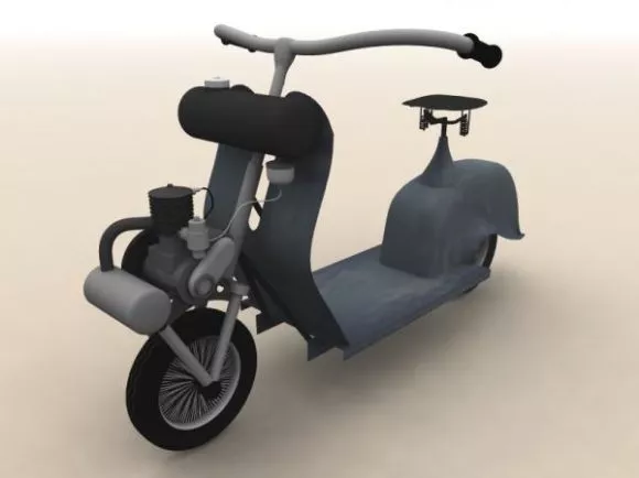 Generic Sports Motorcycle 3d model