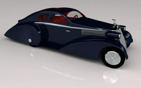 Vintage Car Studebaker 3d model