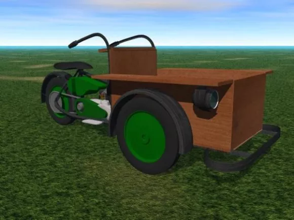 Tricycle Concept 3d model