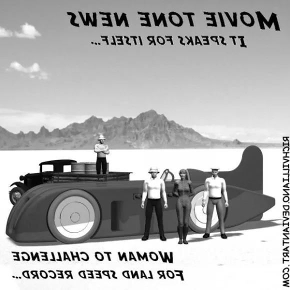 Vintage Record Speed Vehicle 1930 3d model Vintage Record Speed Vehicle 1930 3d model