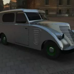 Vintage Car Thompson 1934 3d model