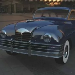 Classic Car 1948 Packard Woodie 3d model
