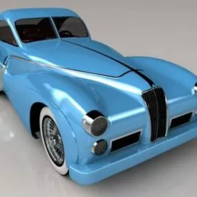 Vintage Car Talbot Lago 1948 3d model