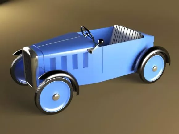 Dodge Vintage Car 3d model