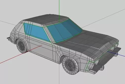 Mopad Futuristic Vehicle 3d model