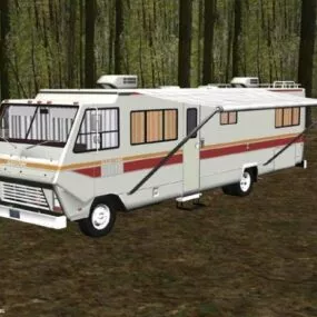 Bus Vehicle 1978 Cobra Rv 3d model