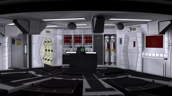 Neo Spaceship 3d model