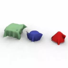 Fabric Table Cloth 3d model