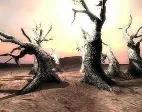 Dead Tree Log 3d model