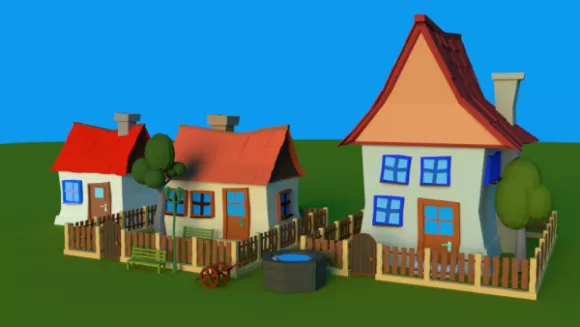 Single House 3d model
