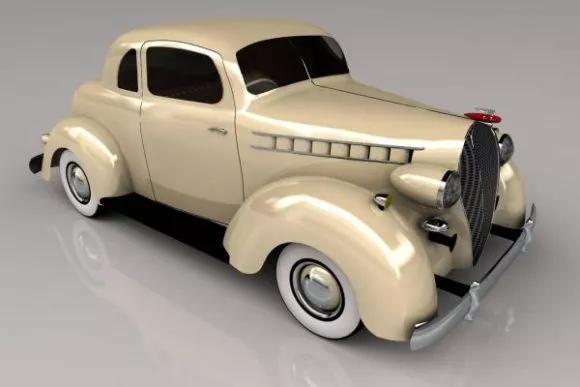 Caravan Car 3d model