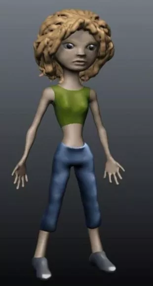Sketchup Lowpoly Character 3d model