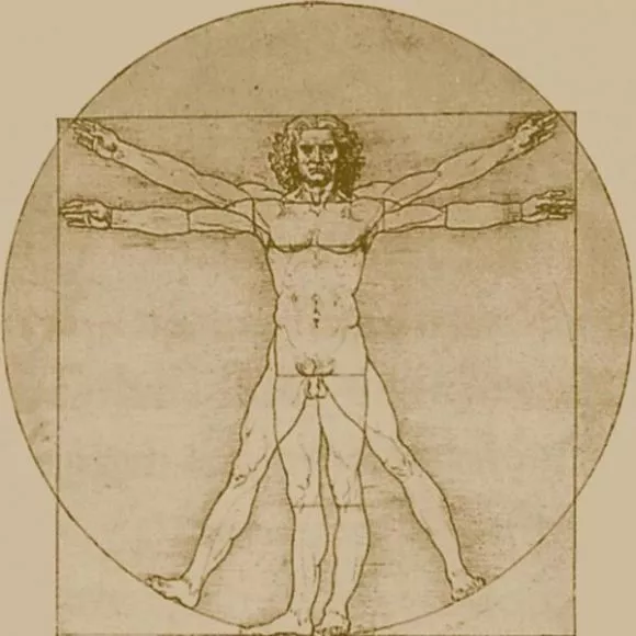 Vitruvian Man Da Vinci Painting 3d model Vitruvian Man Da Vinci Painting 3d model