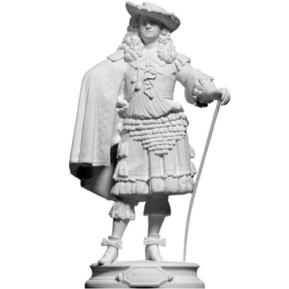 Ancient Statue Medieval Man Standing 3d model Ancient Statue Medieval Man Standing 3d model