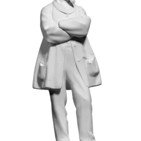 Ancient Statue Famous Man 3d model