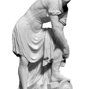 Ancient Statue European Man 3d model