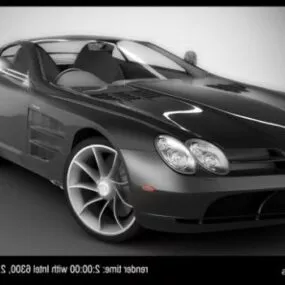 Car Mclaren Mercedes Form 3d model