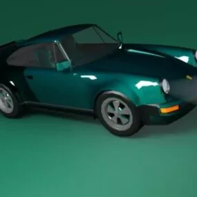 Retro Sports Car 3d model