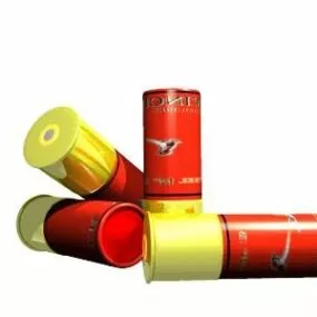 Shotgun Bullet Cartridge 3d model