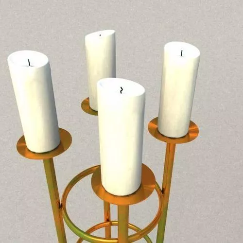 Steel Lamp Case 3d model