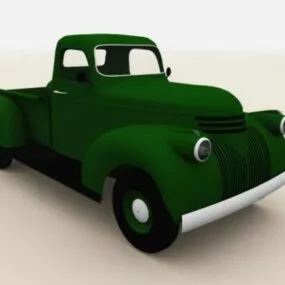 Vintage Chevy Pickup Car 3d model