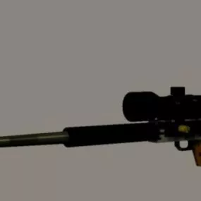 Bmg Rifle Gun 3d model