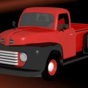 Vintage Pickup 3d model