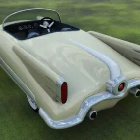 Convertible Car Buick 3d model